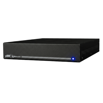 Amp Clase D | 2 Canales 100W | Con Aprendizaje IR | Salida Sub | Estéreo, Bridge, Múltiples Amplificadores | 4-8Ω — TRUAUDIO · SKU T100