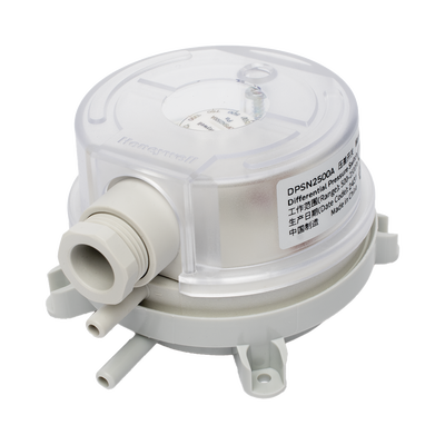 Interruptor de presión de aire: 500 a 2500 Pa Rango de presión diferencial: 150 Pa Valor promedio — HONEYWELL BMS · SKU DPSN2500A