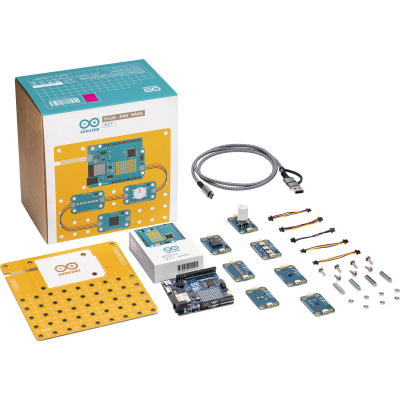 Kit Arduino Plug and Make / UNO R4 WiFi 48 MHz / 7 Modulino Nodes I2C Qwiic / Cloud IoT / Educación Maker / Solder-Free — ARDUINO LLC · SKU AKX-00069