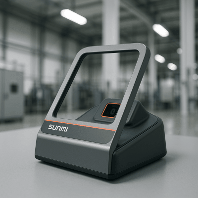 Lector de Códigos de Barras SUNMI Blink2 / 100 MP CMOS / Velocidad 0.1 segundos / Precisión Mejorada 25% / Ángulo 45° / USB Type-C / Decodificación 1D y 2D / Diseño Bicolor · SKU BLINK2