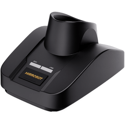 Base Inteligente para Lector Código de Barras Inalámbrico / Bluetooth 5.0 / Interfaces USB-Red-RS232 / Protocolos TCP-FTP-UDP-Serial / Carga Inalámbrica / IP40 — HIKROBOT · SKU MV-IDH3000B/SBASE/L