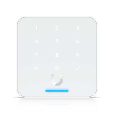 Lector de Acceso G3 Flex con Teclado y NFC, Compatible con App UniFi Identity y Touch Pass, Uso con Guantes o Humedad, Resistencia IP55 y Alimentación PoE — UBIQUITI · SKU UA-G3-FLEX-W