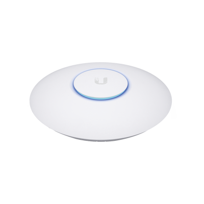 Access Point UniFi 802.11ac Wave 2,  MU-MIMO4X4 con antena Beamforming, hasta 1.7 Gbps, para interior PoE 802.3af, soporta 200 clientes, incluye PoE — UBIQUITI · SKU UAP-NANOHD