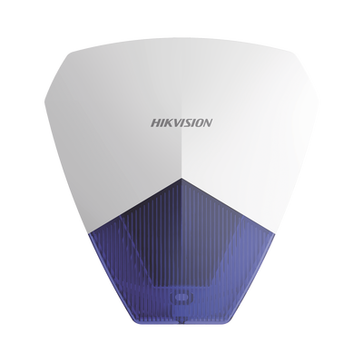 Sirena Estrobo Cableada Hikvision / Ideal para cualquier Panel de Alarma / Azul / 105 dB / Proteccón IP54 — HIKVISION · SKU DS-PS1-B