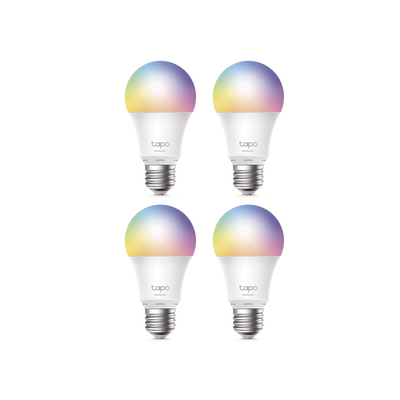 Kit 4 Focos WIFI Multicolor, Intensidad y Color Regulables, Comandos de Voz Mediante Amazon Alexa/Google Assisten — TP-LINK · SKU TAPOL530E(4PACK)