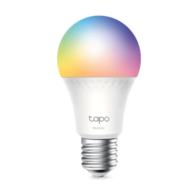Foco WIFI Multicolor / Intensidad de Color Regulable / Temporizador / Control Remoto / Control de Consumo eléctrico / Comandos de voz Alexa/Assistente Google / Matter — TP-LINK · SKU TAPOL535E
