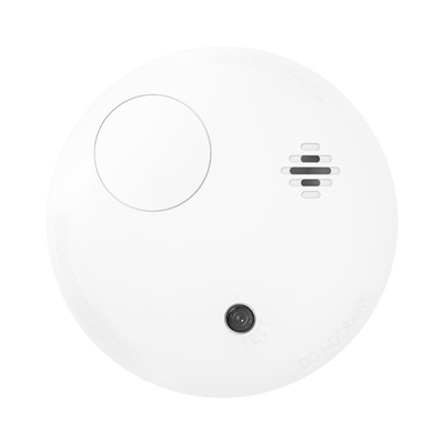 (AX PRO) Detector de Humo Fotoeléctrico Inalámbrico para Panel de Alarma HIKVISION / Interior / Soporta Funcionalidad Autónoma  · SKU DS-PDSMK-E-WB