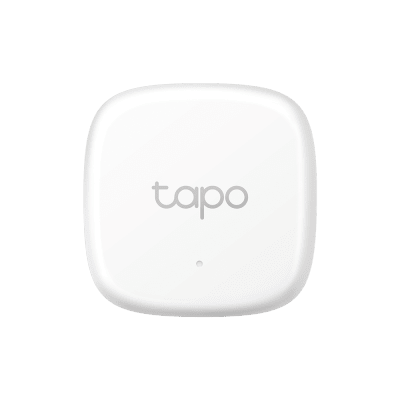 Sensor Inteligente de Temperatura y Humedad / Chip Sensor Suizo / Precisión ±0.3°C / ±3%RH / Actualización 2s / Batería 1+ Año / Compatibilidad Tapo Hub / Alexa / Automatización Hogar — TP-LINK · SKU TAPO-T310