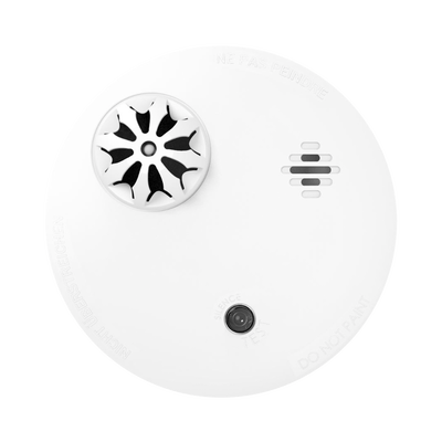 (AX PRO) Detector de Temperatura Inalámbrico para Panel de Alarma HIKVISION / Interior / Soporta Funcionalidad Autónoma / Alerta cuando Excede los 57°C / No compatible con el panel DS-PHA64-LP · SKU DS-PDHT-E-WB