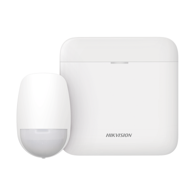 (AX PRO) KIT de Alarma AX PRO / Incluye: 1 Hub con batería de respaldo / 1 Sensor PIR / Wi-Fi / Compatible con Hik-Connect P2P — HIKVISION · SKU AXPRO-KIT-PIR