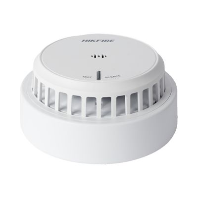 (HikFire) Detector de Humo Óptico Hikvision / Tecnología Avanzada de Detección de Incendios / Alarma Temprana y Fiabilidad Certificada / Soporta Salida de Alarma — HIKVISION · SKU HF-S2