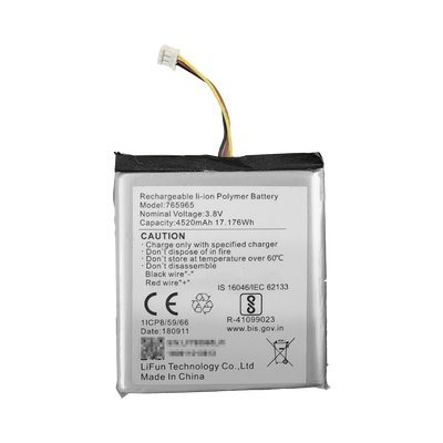 Batería de Respaldo para Panel de Alarma Hikvision / 4520 mAh / Compatible con Paneles AX PRO - AX HUB - Hibrido Versión 1 (DS-PHA64-W4P) y Repetidor AX PRO  DS-PR1-WB  — HIKVISION · SKU DS-PA-BATTERY