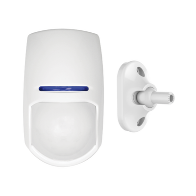(AX HUB) Detector PIR Interior Inalámbrico / Inmunidad a Mascotas Hasta 24Kg + Montaje Universal — HIKVISION · SKU DS-PD2-P10P-W/UB