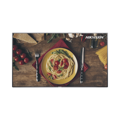 Pantalla LED de 22" para Publicidad Digital / Programación de Horarios / Contenido Personalizado / Sistema Operativo Android / 1 Entrada USB / WiFi — HIKVISION · SKU DS-D6022FN-B