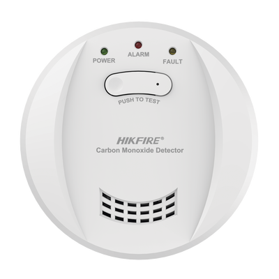 (HikFire) Detector de Monóxido de Carbono / Sensor Electroquímico Avanzado / Alarma Visual y Audible — HIKVISION · SKU HF-GM100