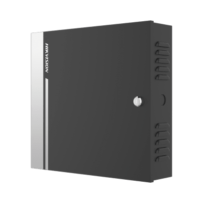 Controlador de Acceso para 1 Puerta y 2 Lectores Wiegand o RS485 / Incluye Gabinete y Fuente de Alimentación 12Vcc/8A / Soporta Batería de Respaldo /  Wiegand y RS-485 / 10,000 Tarjetas — HIKVISION · SKU DS-K2811
