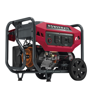 Generador Inversor Portátil a Gasolina, 7.5 kW, 120/240Vca, Arranque Manual — POWERMATE · SKU PM9400E