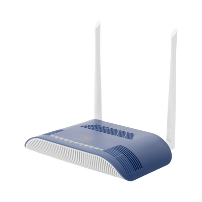 ONU Dual GPON/EPON con Wi-Fi en 2.4 GHz + 1 puerto SC/APC + 1 puerto LAN Gigabit + 1 puerto LAN Fast Ethernet + 1 puerto FXS + 1 puerto CATV, hasta 300 Mbps vía inalámbrico — V-SOL · SKU HG323RG-WT