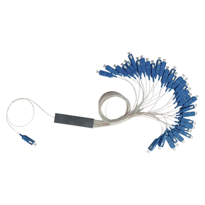 Splitter (Divisor Óptico) tipo PLC, 1x32, conectores SC/UPC  — TEMPO · SKU TM-PLC-1X32UPC