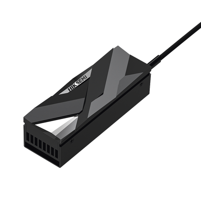 Disipador de calor Activo para SSD M.2 / Aleación de Aluminio / Fácil de Instalación / Ideal para PC de Escritorio — HIKSEMI by HIKVISION · SKU HS-RADIATOR-MHF1