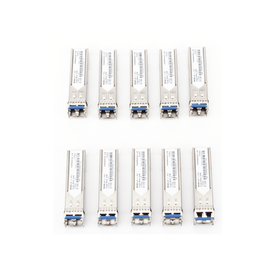 Paquete de 10 Piezas del Transceptor Industrial mini-Gbic SFP 1G LC TX:1310nm Para Fibra Mono Modo 20 Km — PLANET · SKU MGB-TLX-10PCS