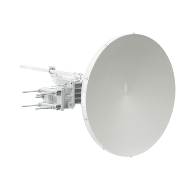 Antena Siklu de 2 pies para radios EtherHaul (EH1200, EH2500, EH8010), Rango 71-86 GHz, 50 dBi, incluye kit de montaje para radios EtherHaul · SKU EH-ANT-2FT-B