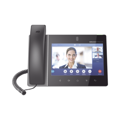 Video teléfono IP  empresarial Android con pantalla táctil (1280x800) hasta 16 líneas y 16 cuentas SIP — GRANDSTREAM · SKU GXV-3380