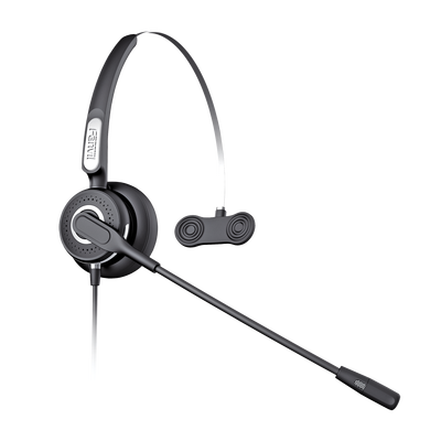 Diadema Con Tecnología AntiShock Para Teléfonos IP FANVIL Y Polycom Micrófono de Cancelación de Ruido y Cable Resistente a Jaloneos · SKU HT101