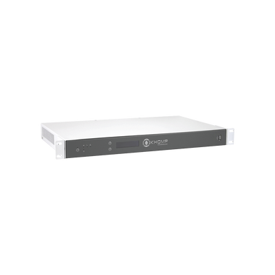 Servidor con IP-PBX 3CX integrado con 3 ranuras para módulos E1, GSM 2G y 3G, FXS/FXO, hasta 46 canales y soporta hasta 128 llamadas simultáneas — KHOMP · SKU UMGSERVER300X