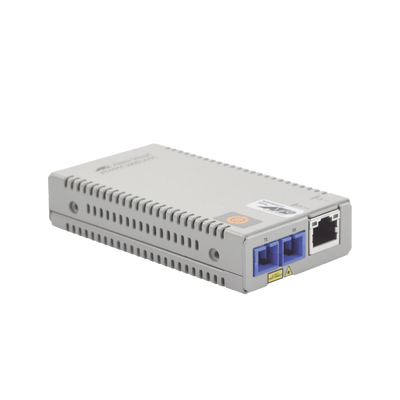 Convertidor de medios Gigabit Ethernet a fibra óptica, conector SC, monomodo (SMF), versión TAA (Trade Agreement Act), 10 Km — ALLIED TELESIS · SKU AT-MMC2000LX/SC-TAA-60