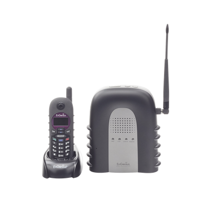 Sistema Telefónico IP de Largo Alcance / Hasta 23000 m² en Almacenes / Hasta 12 km² en Granjas o Ranchos / 12 Pisos de Penetración / Función de Radio de 2 Vías/ Hasta 10 cuentas SIP — ENGENIUS · SKU DURAFON-SIP