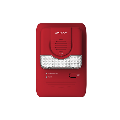 (HikFire) Alarma de Sonido y Luz / Comunicación LoRa / Alarma ≥ 85 dB / Instalación en Pared — HIKVISION · SKU HK-SG-1124