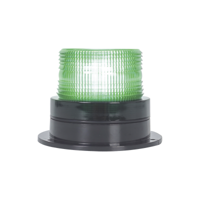 Burbuja Brillante de Larga Vida Útil, con 8 LEDs Color Verde, Domo Verde, 12Vcd — EPCOM INDUSTRIAL SIGNALING · SKU X126G