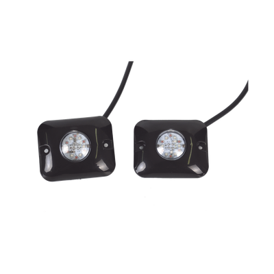 Estrobos Ocultos de 12 LED cada una, Color Rojo/Azul, Ideales para Vehículos Encubierto — EPCOM INDUSTRIAL SIGNALING · SKU X1212RB