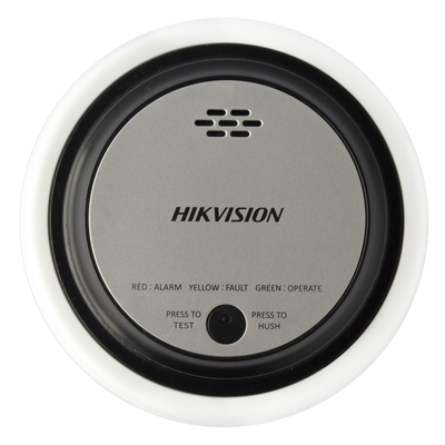 (HikFire) Detector de Humo Fotoeléctrico / Tecnología Dual de Luz / Alerta de ≥85 dB@3 m / Batería de Litio / Instalación en Techo — HIKVISION · SKU NP-FY200