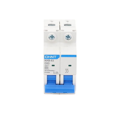 Pastilla para Riel Din, 2 Polo, 63 Amp, Vca:110/415v, 6kA, Catálogo: NXB632PC63.
