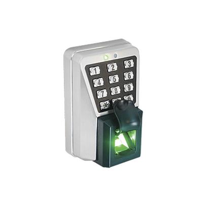 Lector Biométrico de Huella y Proximidad / 3,000 Huellas 30,000 Tarjetas / Teclado / IP65 Antivandálico / TCP/IP RS485 / Control de Acceso