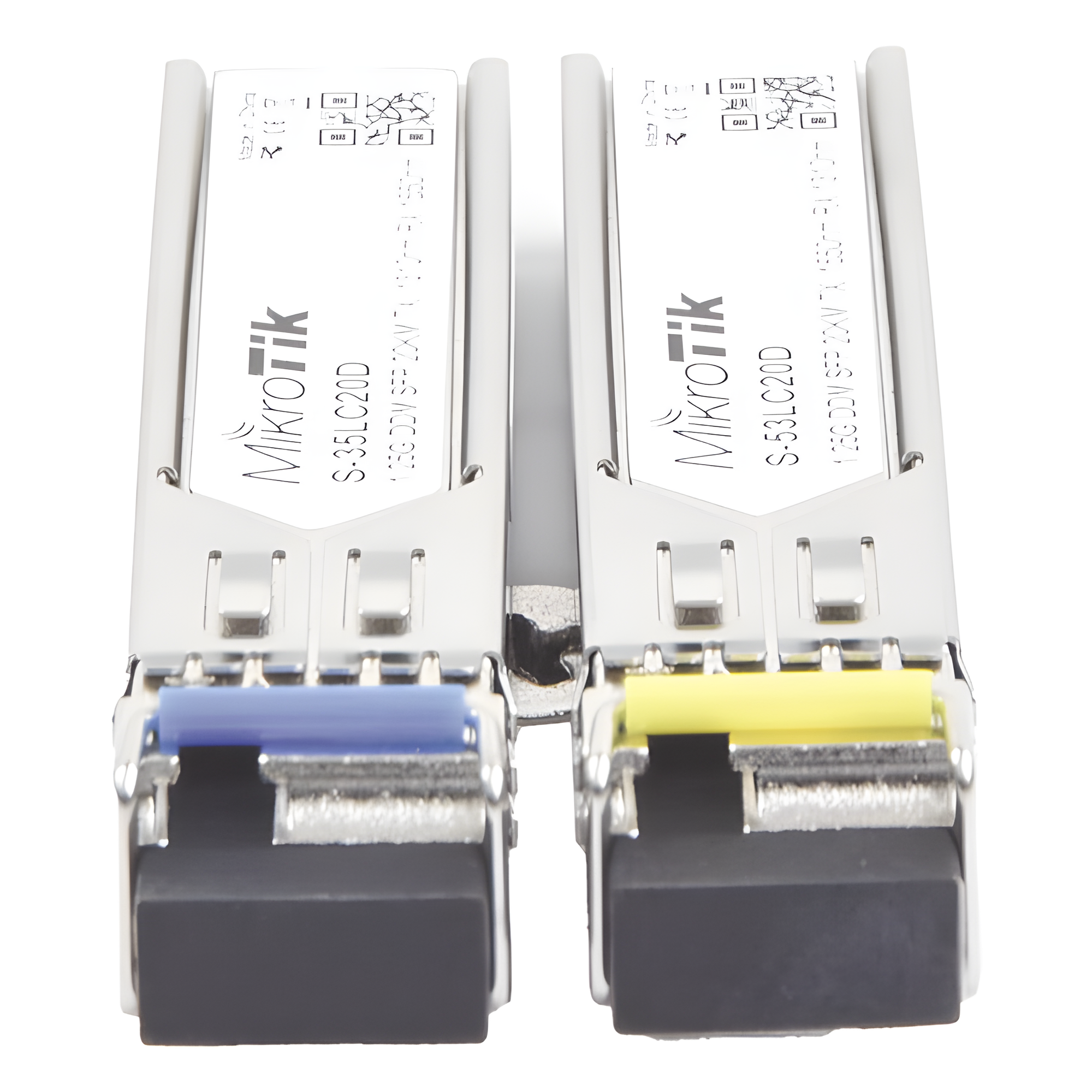 Transceptores MiniGbic SFP 1.25G LC WDM para fibra Mono Modo 20 Kms — MIKROTIK · SKU S-3553LC20D