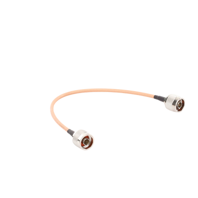 Jumper con Cable LP142 de 30 cm (11.81 pulgadas), con Conectores N Macho a N Macho.