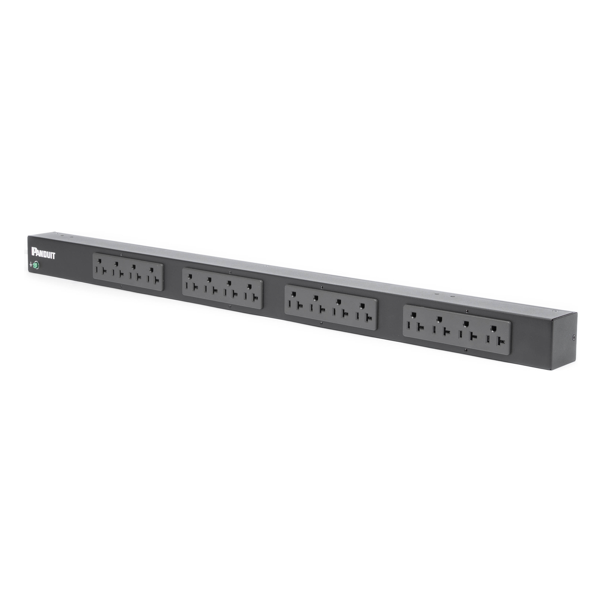 PDU Básico para Distribución de Energía, Enchufe de Entrada NEMA 5-20P, Con 16 Contactos NEMA 5-20R, de Instalación Vertical, 20 Amp, 120 Vca