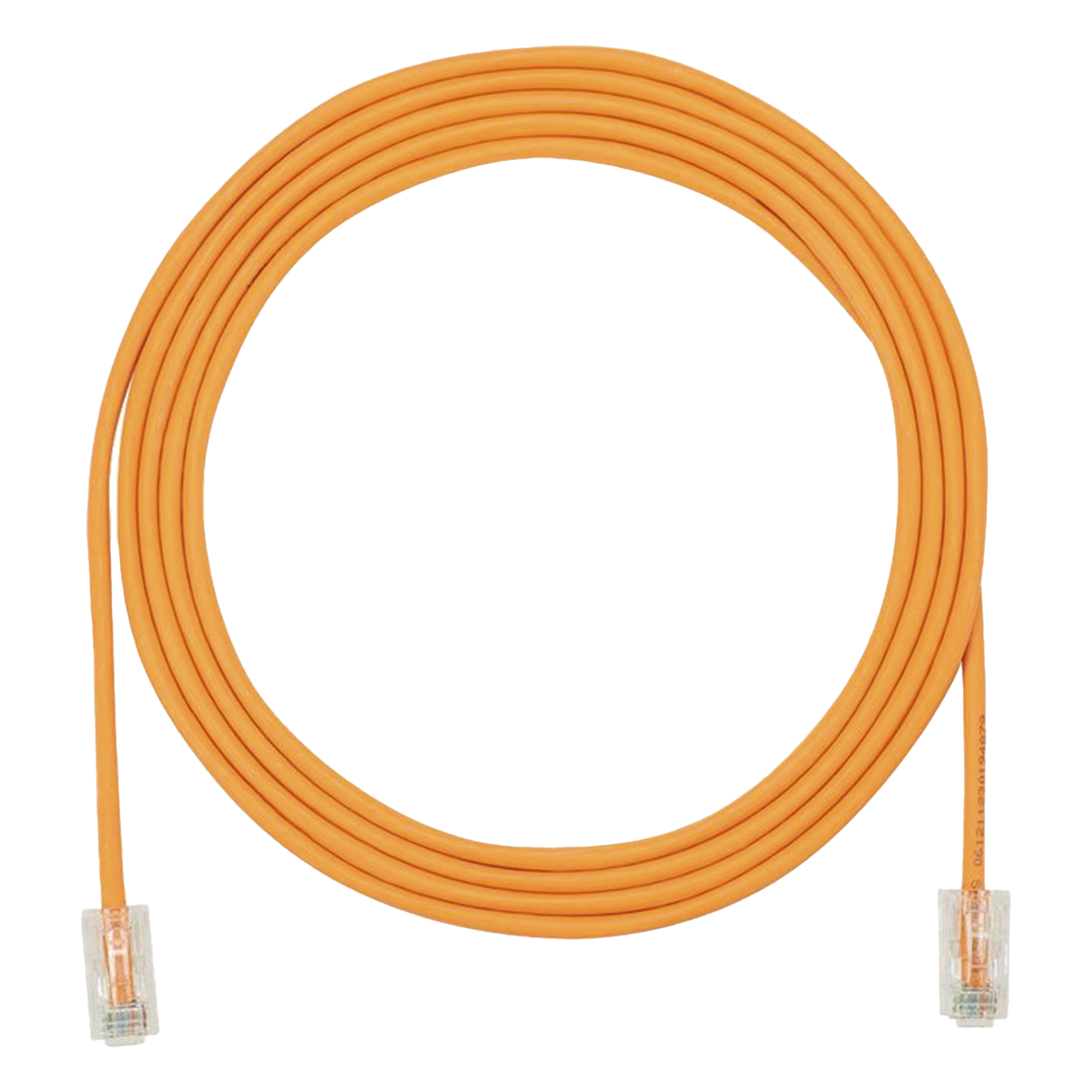 Cable de Parcheo UTP / Cat6A / 28AWG / CM-LSZH / 1.52 m (5 ft) / Naranja