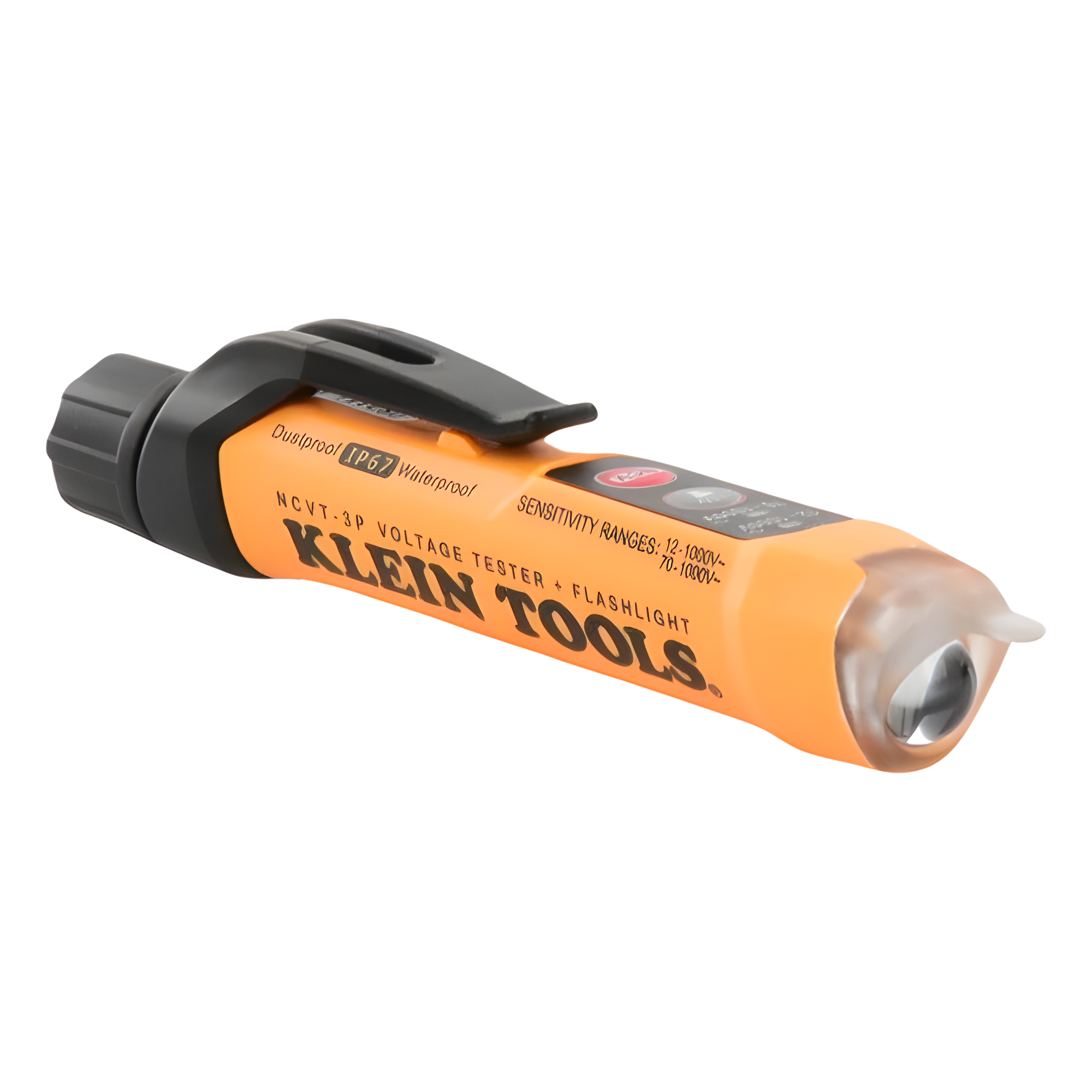 Detector de Voltaje sin contacto de doble rango, de 12 - 1000 V CA con linterna.
