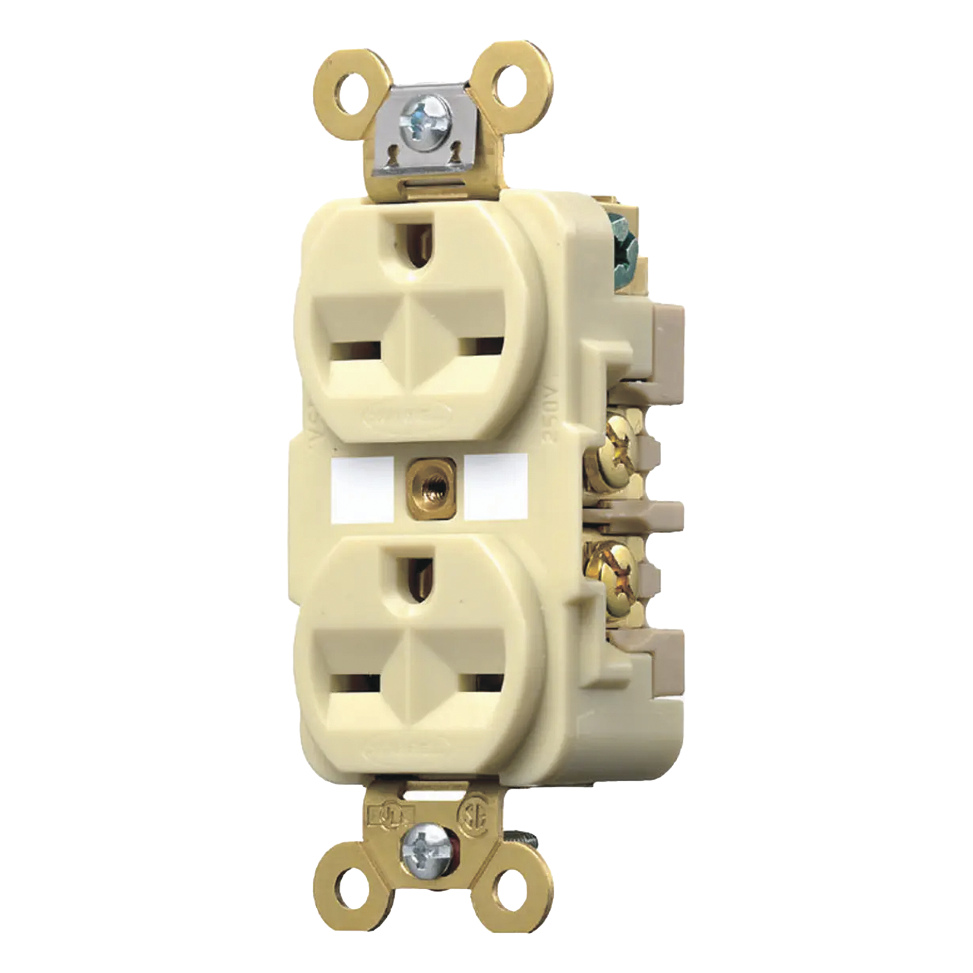 Contacto Dúplex 15 A 250 V / 2 Polos 3 Hilos / Nema 6-15R / Grado Industrial /Color Marfil. — HUBBELL · SKU HUB-HBL-566-2I