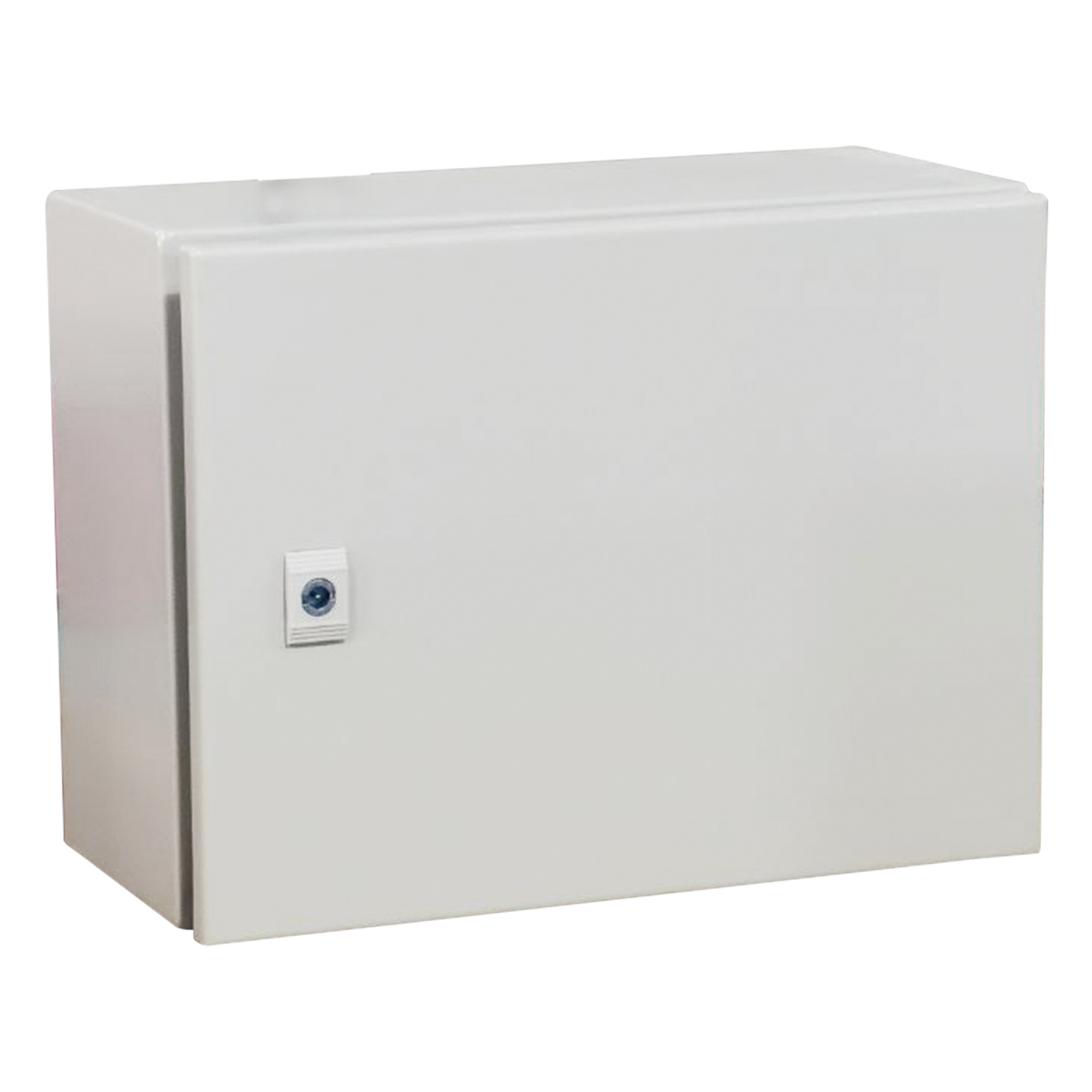 Gabinete de Acero IP66 Uso en Intemperie (500 x 300 x 300 mm) con Placa Trasera Interior Metálica y Compuerta Inferior Atornillable (Incluye Chapa y Llave T). Ideal para Centros de Carga y Tableros de Control — PRECISION · SKU PST-5030-30A