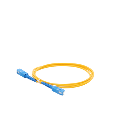 Jumper de Fibra Óptica Monomodo SC/UPC-SC/UPC Simplex de 1 Metro (3.28 Pies), 3mm