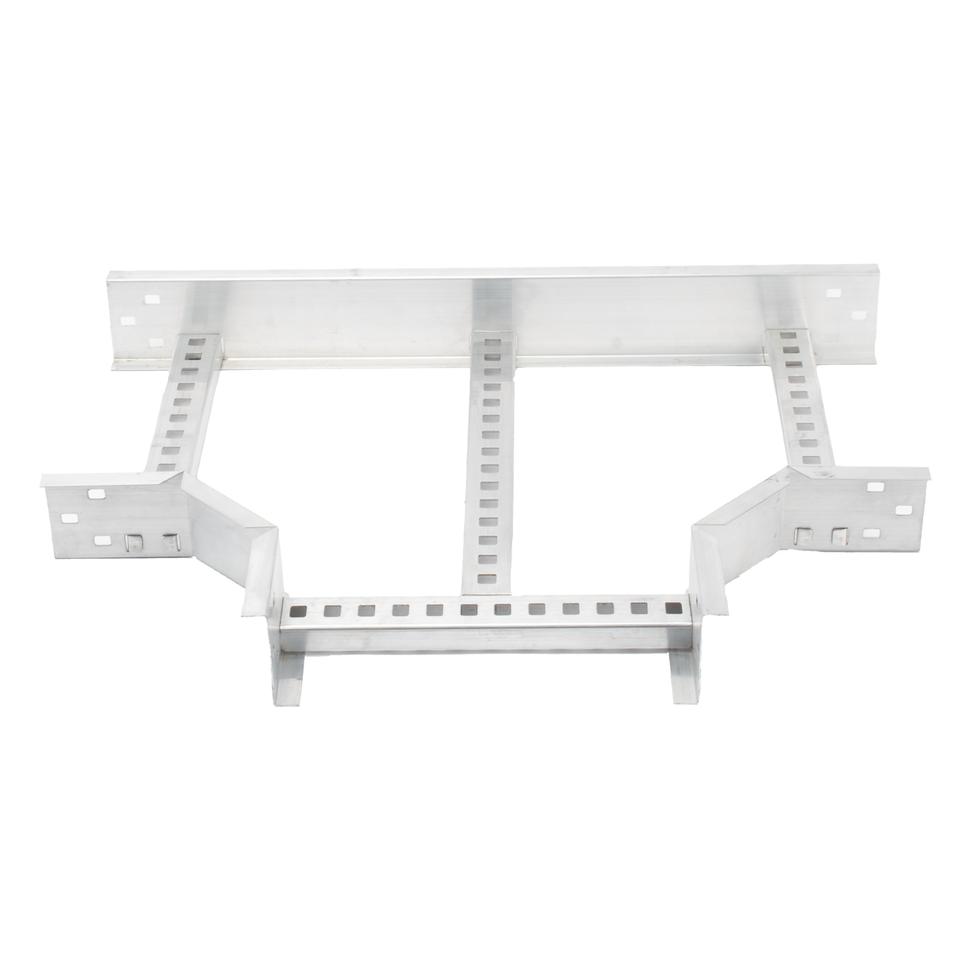 Derivación T Horizontal / Aluminio Perfil Z / Peralte 3 1/4" / Ancho 12" / Radio 8" / NEMA-VE1/VE2 — CHAROFIL · SKU CH-THE8R8X12AK