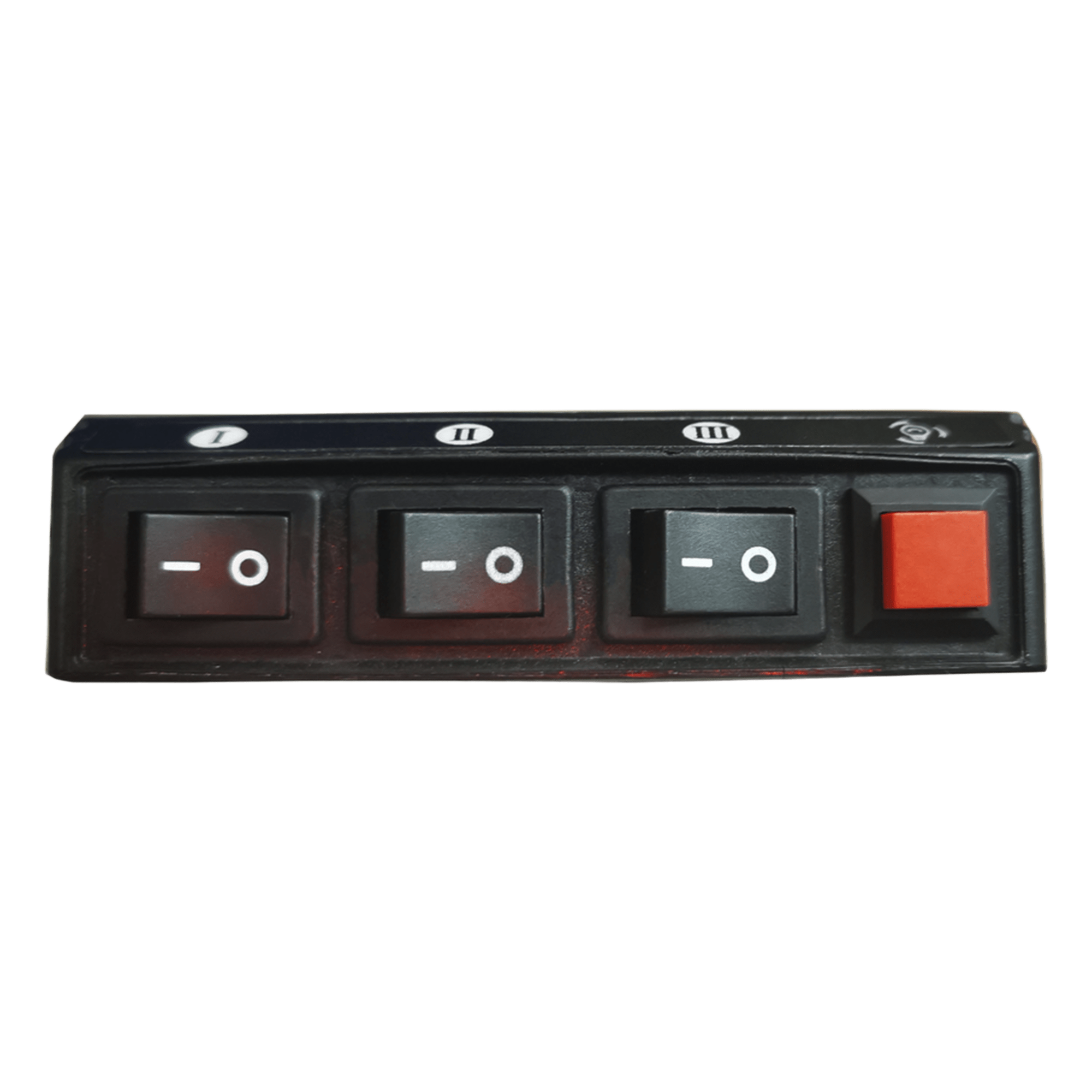 Switch de 4 interruptores para Encendido/Apagado y Control de patrones de destello