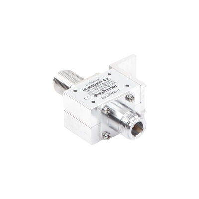 Protector Coaxial RF / 125-1000 MHz / 50 Ω / Conectores N Hembra / Ceja Frontal / 500W