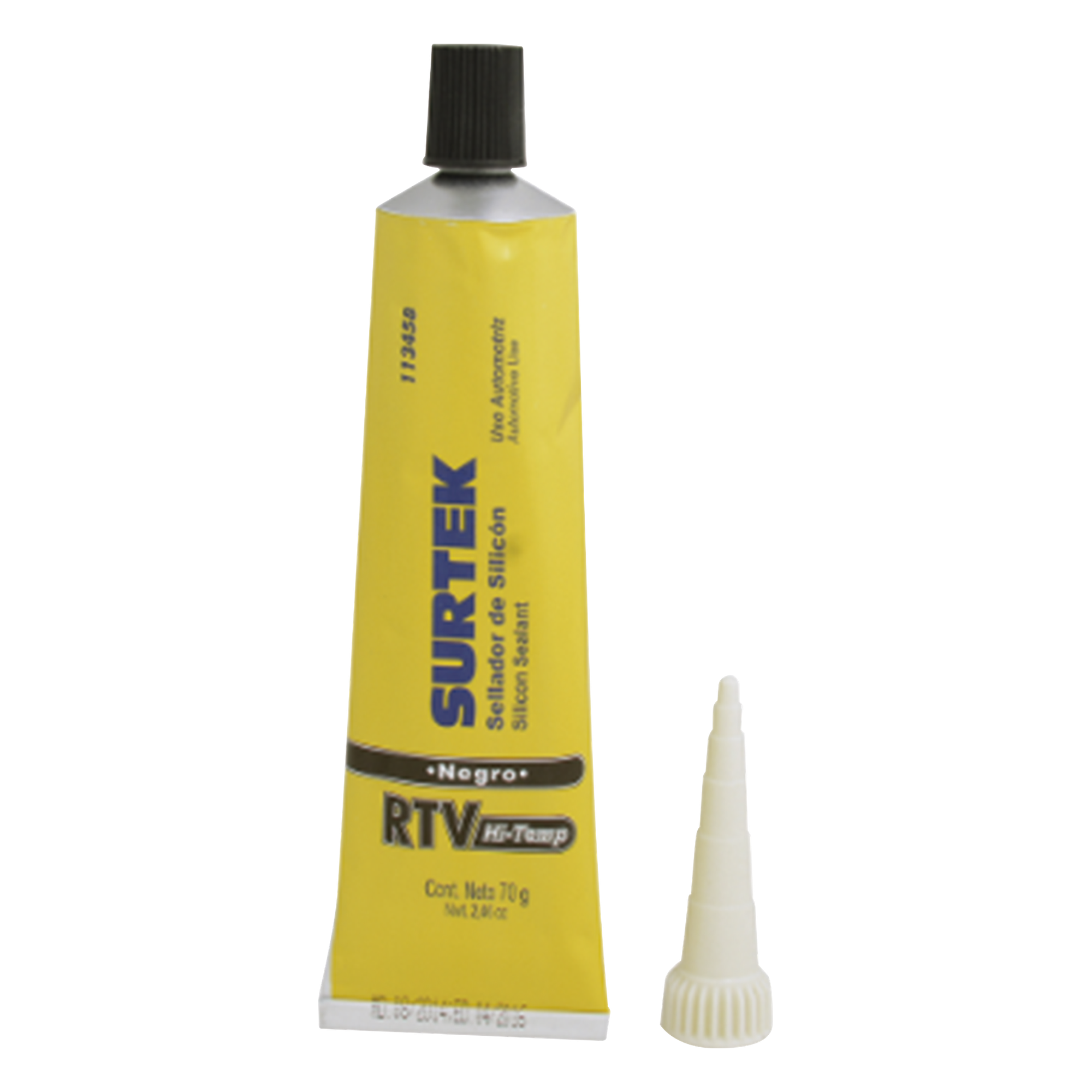 Silicón para Altas Temperaturas /Color Negro/ Tubo 70 g. — SURTEK · SKU SYS-113-458