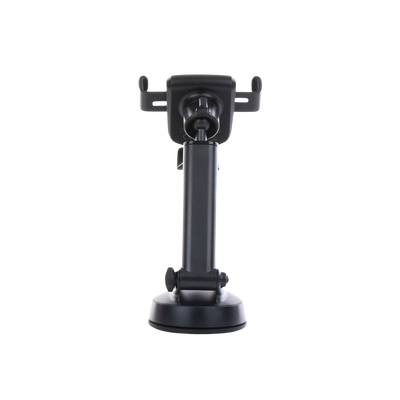 Soporte de Celular para Automóvil con Ventosa / Diseño de Sujecion en Triangulo / Ajustable 270° / Rotable / Estirable / Amplia Compatibilidad con dispositivos de 4'' a 7'' / Color Negro